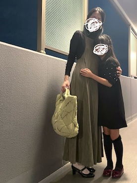 「アイテム（ワンピース）」を使った、OBASanNOʕ•ᴥ•ʔさん（レディース・161cm・40代）の秋コーディネート