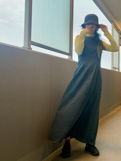 SIWEM（シウム）の「MARBLE DENIM DRESS（ワンピース）」 - WEAR