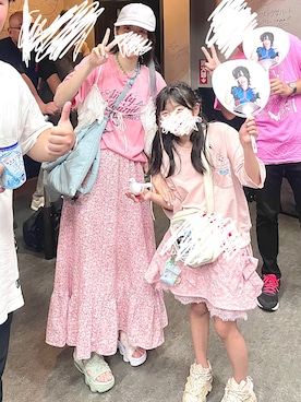 「アイテム（トートバッグ）」を使った、OBASanNOʕ•ᴥ•ʔさん（レディース・161cm・40代）の夏コーディネート