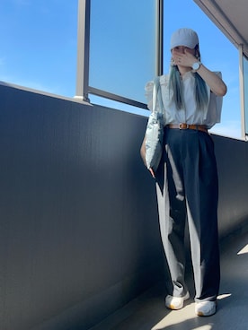 「KBF（ケイビーエフ）のアイテム」を使った、OBASanNOʕ•ᴥ•ʔさん（レディース・161cm）の夏コーディネート