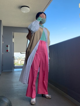 「アイテム（ワンピース/ドレス）」を使った、OBASanNOʕ•ᴥ•ʔさん（レディース・161cm・40代）の夏コーディネート