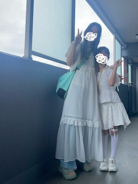 「アイテム（ワンピース）」を使った、OBASanNOʕ•ᴥ•ʔさん（レディース・161cm・40代）の秋コーディネート