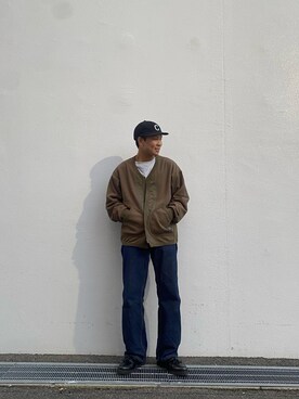 木山皓介さん(メンズ・174cm)の冬コーディネート