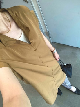 mokashidamoさんの「SLOW(スロウ)  utility tote bag horse pit　トートバッグ」を使ったコーディネート