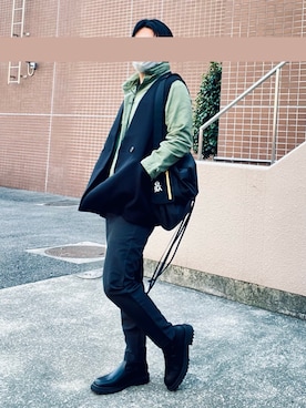 「BEAMS BOY（ビームスボーイ）のアイテム（ジャケット/アウター）」を使った、ぽこ太さん（メンズ・170cm）の春コーディネート