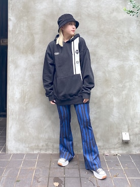 MIKUさんの「CORDUROY HAT」を使ったコーディネート