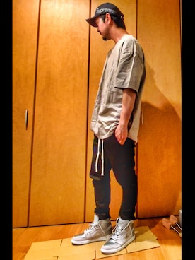 「BLACKTAILOR（ブラックテイラー）のアイテム」を使った、1986takaさん（メンズ・175cm）の夏コーディネート