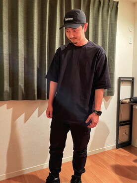 「BLACKTAILOR（ブラックテイラー）のアイテム」を使った、1986takaさん（メンズ・175cm）の夏コーディネート