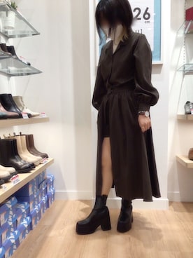 「オリエンタルトラフィック」｜「アイテム（ワンピース/ドレス）」を使った、ORiental TRaffic仙台港店さん（レディース・158cm）の冬コーディネート