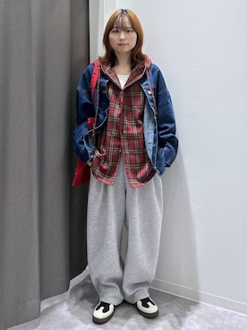 「アイテム（デニムジャケット）」を使った、takiさん（レディース・158cm・20代）の秋コーディネート