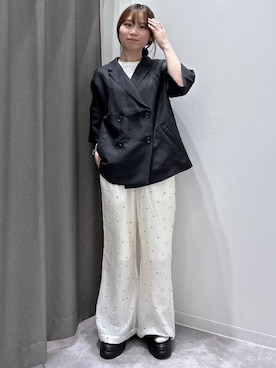 「zandy（ズィーアンドワイ）のアイテム」を使った、takiさん（レディース・158cm）の夏コーディネート
