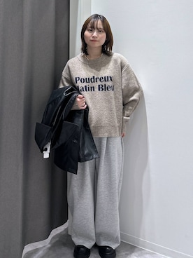 「アイテム（スウェットパンツ）」を使った、takiさん（レディース・158cm・20代）の冬コーディネート