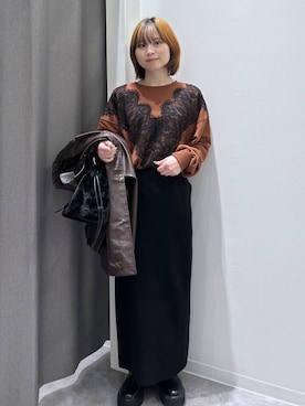 「アイテム（腕時計）」を使った、takiさん（レディース・158cm）の秋コーディネート