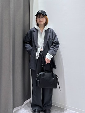 「アイテム（スリッポン）」を使った、takiさん（レディース・158cm・20代）の秋コーディネート