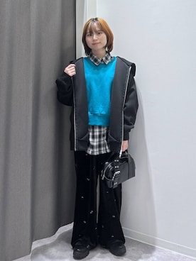「アイテム（デジタル腕時計）」を使った、takiさん（レディース・158cm）の秋コーディネート