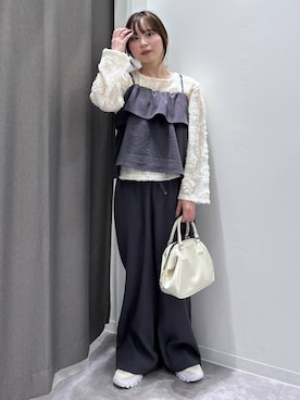 「zandy（ズィーアンドワイ）のアイテム」を使った、takiさん（レディース・158cm）の春コーディネート