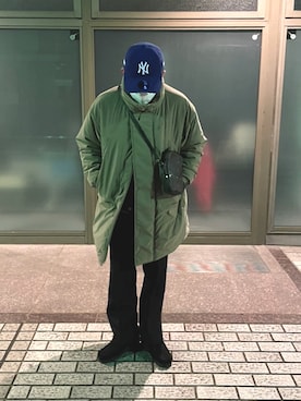 「UNITED ARROWS（ユナイテッドアローズ）のアイテム（ダウンジャケット/コート）」を使った、たいさん（メンズ・167cm）の冬コーディネート