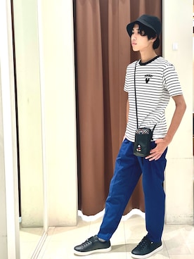 「ミッキー」｜アーノルドパーマー@川口前川店さん（メンズ・174cm）の夏コーディネート