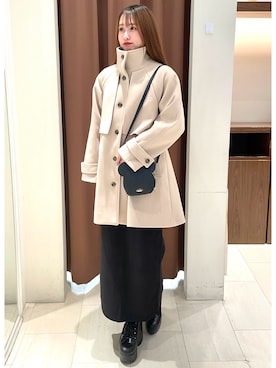 「アイテム（手袋）」を使った、アーノルドパーマー@川口前川店さん（レディース・155cm）の冬コーディネート