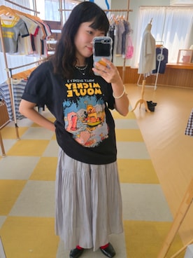 「アイテム（スカート）」を使った、まりんさん（レディース・155cm・20代）の夏コーディネート