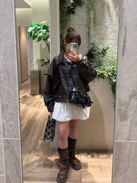 「アイテム（トップス）」を使った、maoさん（レディース・154cm・10代）の秋コーディネート