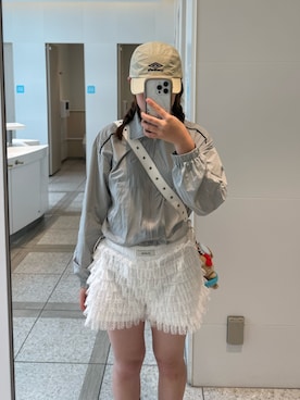 「アイテム（帽子）」を使った、maoさん（レディース・154cm・10代）の秋コーディネート