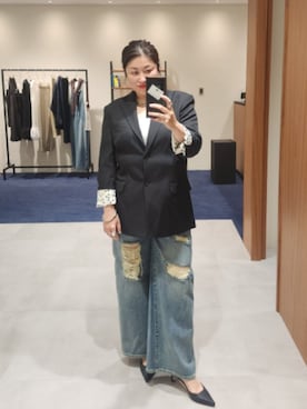 「アイテム（ブレスレット）」を使った、kanegaeさん（レディース・158cm・40代）の秋コーディネート