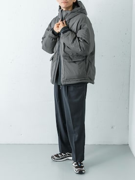 「アイテム（スニーカー）」を使った、カワバタさん（メンズ・185cm）の秋コーディネート