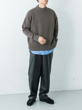 「アイテム（その他シューズ）」を使った、カワバタさん（メンズ・185cm）の秋コーディネート