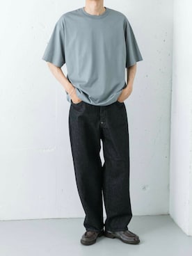 「URBAN RESEARCH（アーバンリサーチ）のPARABOOT　CHAMBORD（ドレスシューズ）」を使った、カワバタさん（メンズ・185cm）の夏コーディネート