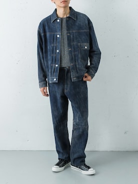 「URBAN RESEARCH（アーバンリサーチ）のアイテム（テーラードジャケット）」を使った、カワバタさん（メンズ・185cm）の冬コーディネート