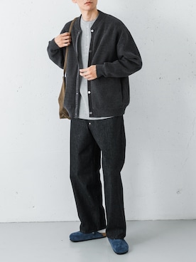 「アイテム（ショルダーバッグ）」を使った、カワバタさん（メンズ・185cm）の夏コーディネート