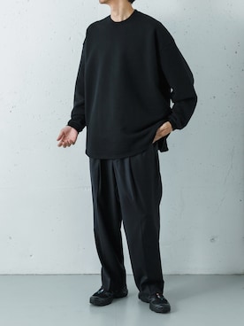 「アイテム（シューズ）」を使った、カワバタさん（メンズ・185cm）の秋コーディネート