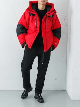 「アイテム（ダウンジャケット/コート）」を使った、カワバタさん（メンズ・185cm）の秋コーディネート