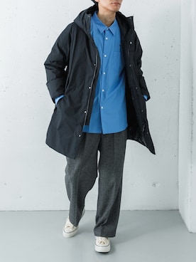 「アイテム（その他アウター）」を使った、カワバタさん（メンズ・185cm）の冬コーディネート