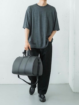 「URBAN RESEARCH（アーバンリサーチ）のPARABOOT　MICHAEL（ドレスシューズ）」を使った、カワバタさん（メンズ・185cm）の夏コーディネート
