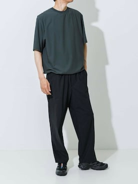 「アイテム（シューズ）」を使った、カワバタさん（メンズ・185cm）の夏コーディネート