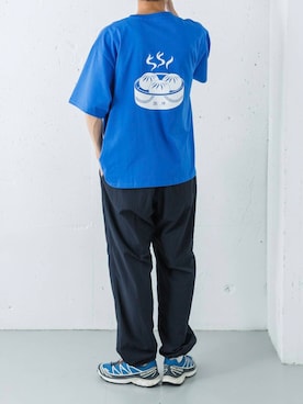 「アイテム（シューズ）」を使った、カワバタさん（メンズ・185cm）の夏コーディネート