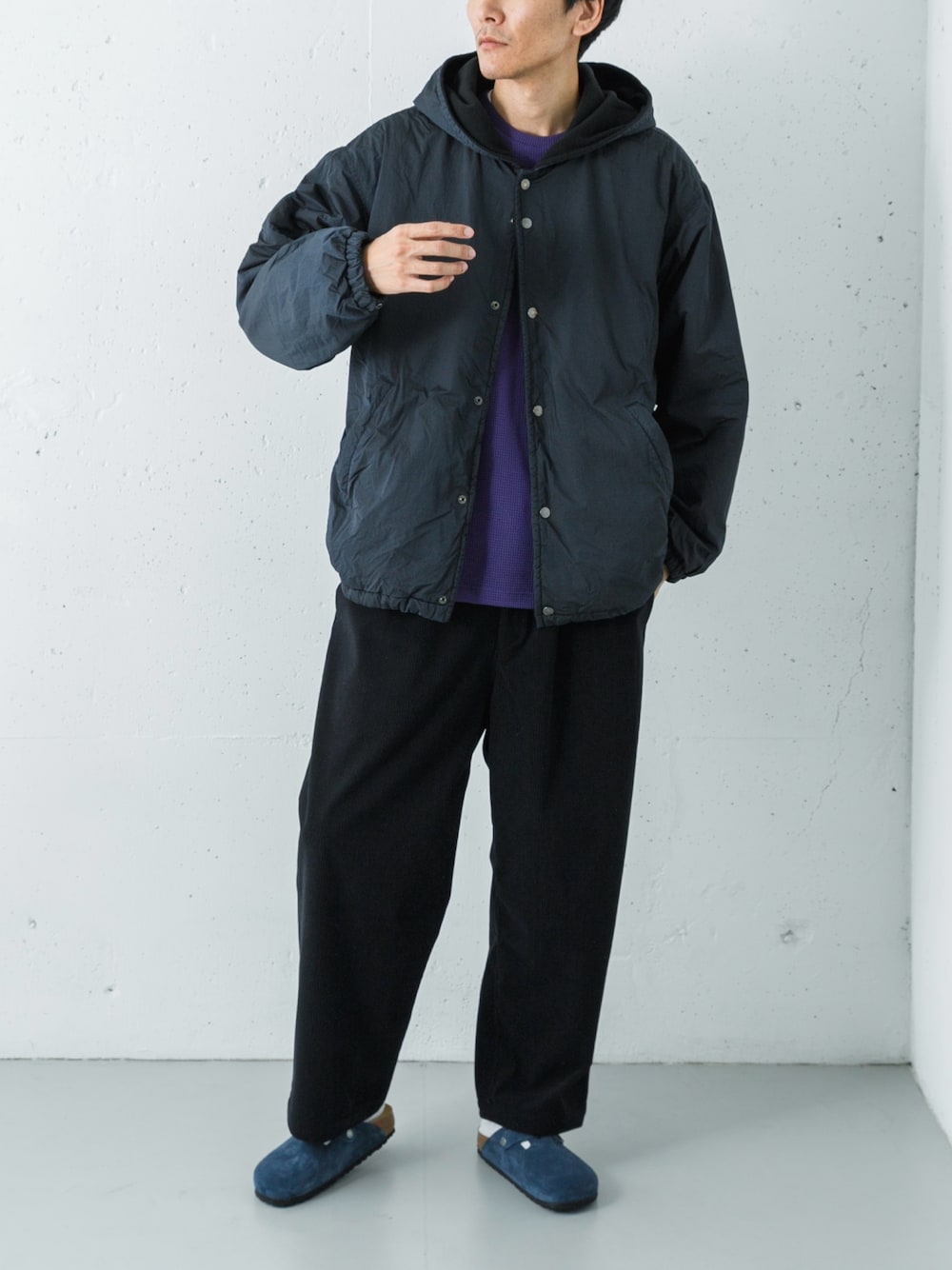 Wide Dad Dad NYLON COACH PARKAを使った人気ファッション