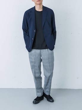 「CONVERSE（コンバース）のConverse　ALL STAR LGCY OX（スニーカー、ブラック系）」を使った、カワバタさん（メンズ・185cm）の春コーディネート