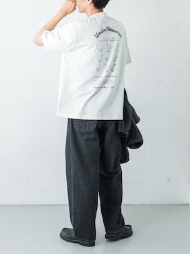 「Lee（リー）のアイテム」を使った、カワバタさん（メンズ・185cm）の秋コーディネート