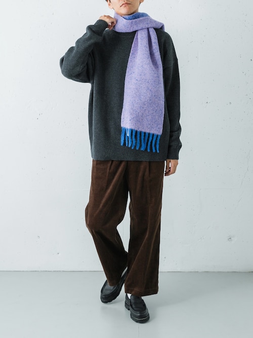 THE INOUE BROTHERS Two Colour Woolly Scarf（マフラー）｜THE INOUE