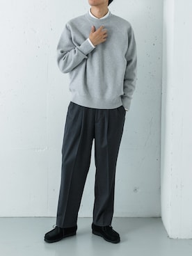 「アイテム（パンツ）」を使った、カワバタさん（メンズ・185cm）の秋コーディネート