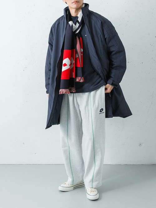 セール】LOTTO STAND COLLAR LONG COAT（ダウンジャケット/コート