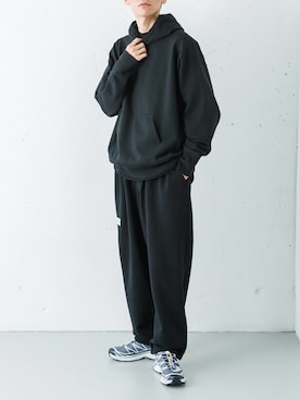 「アイテム（スウェット）」を使った、カワバタさん（メンズ・185cm）の秋コーディネート