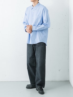 「Lee（リー）のアイテム」を使った、カワバタさん（メンズ・185cm）の夏コーディネート