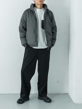 「アイテム（その他アウター）」を使った、カワバタさん（メンズ・185cm）の秋コーディネート