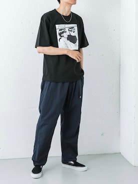 「URBAN RESEARCH（アーバンリサーチ）のアイテム」を使った、カワバタさん（メンズ・185cm）の夏コーディネート