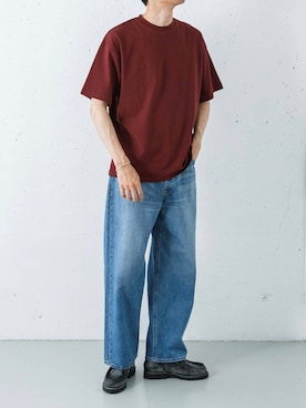 「アイテム（アクセサリー）」を使った、カワバタさん（メンズ・185cm）の夏コーディネート