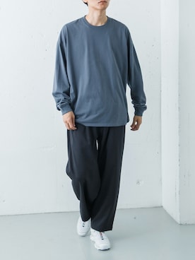 「アイテム（シューズ）」を使った、カワバタさん（メンズ・185cm）の夏コーディネート